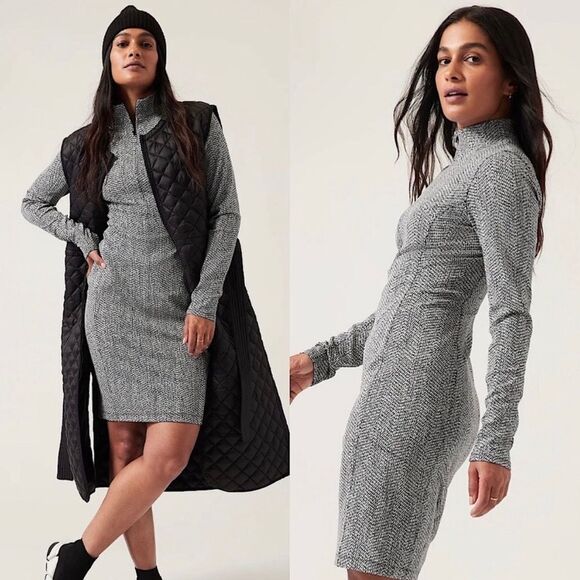 Athleta Delancy Fitted Athletic Dress - Picture 1 of 13